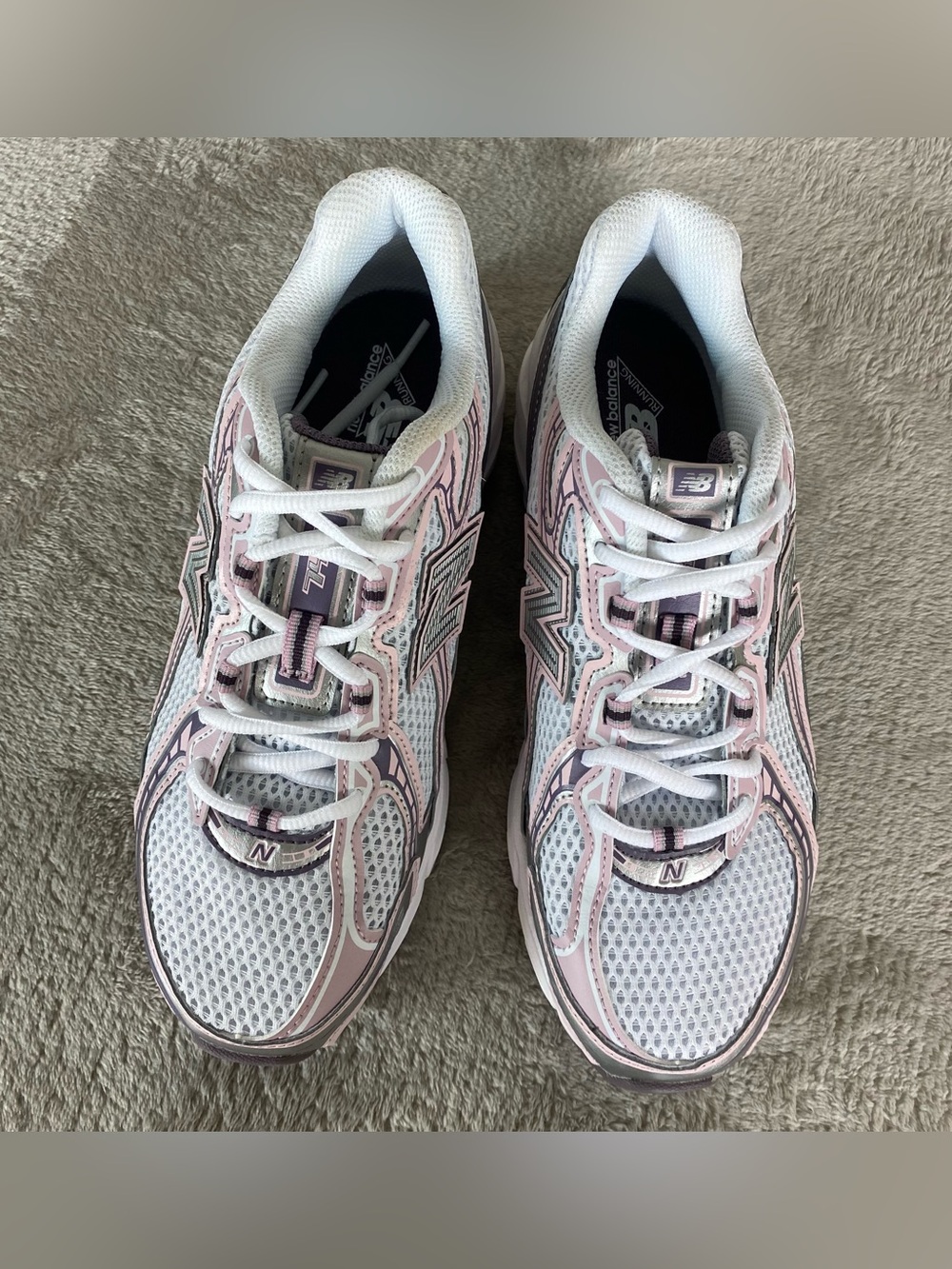 New Balance 740 U740PK2 Womens Size 7.5 Pink White Silver Running Shoes NEW - Picture 8 of 11